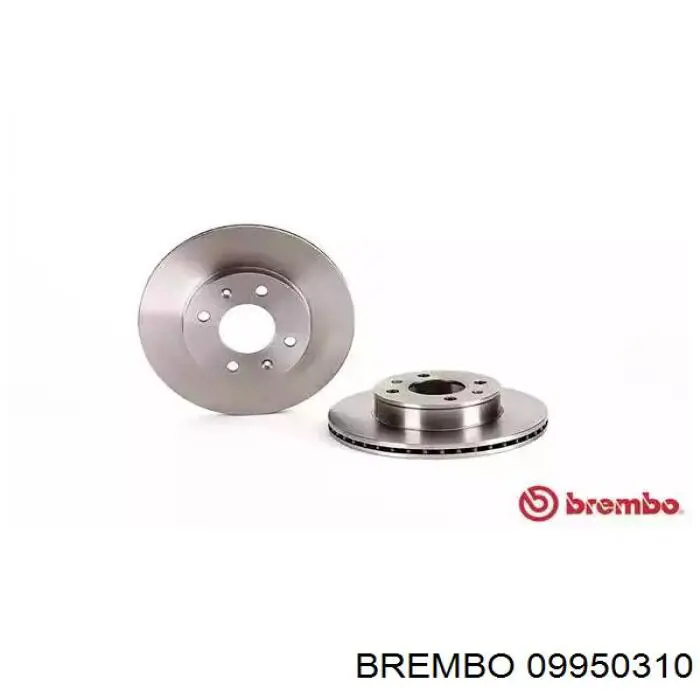 Передние тормозные диски 09950310 Brembo