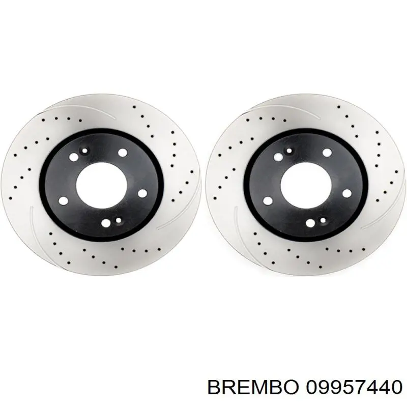 Купить 09957440 Brembo Ротор тормозной