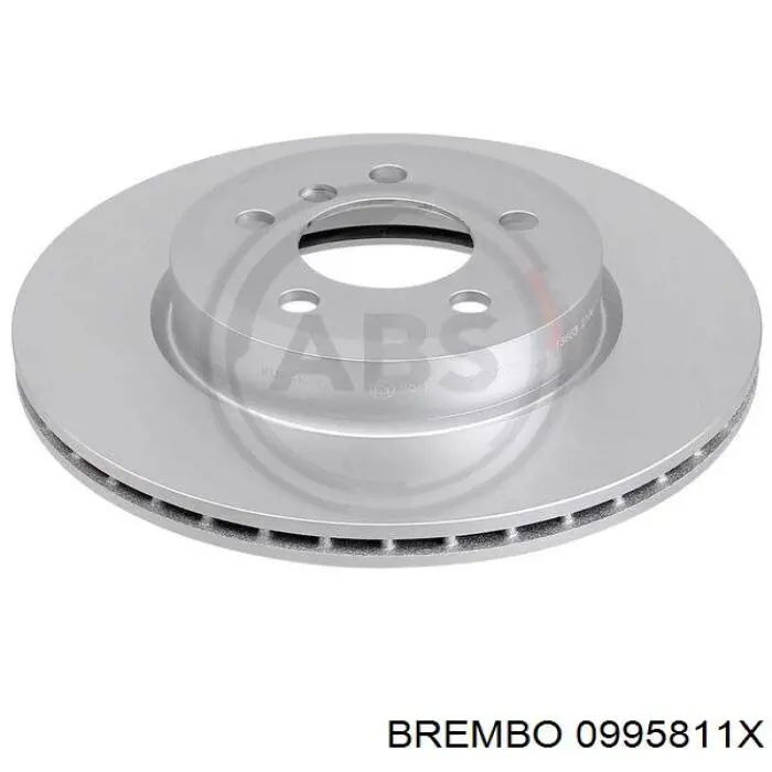 Диск гальмівний передній 0995811X Brembo