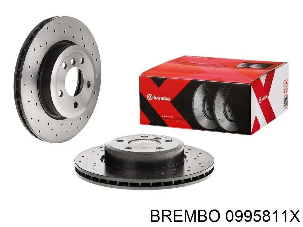 Тормоз дисковый передний Brembo 0995811X цена, от 125.75 USD