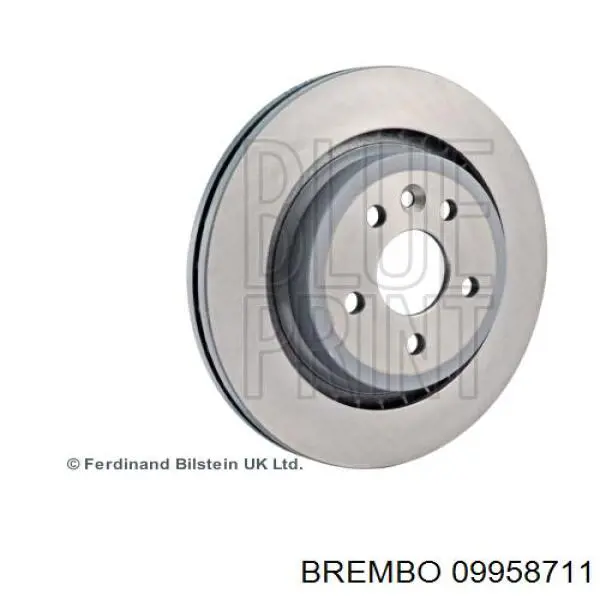 Диск гальмівний задній 09958711 Brembo