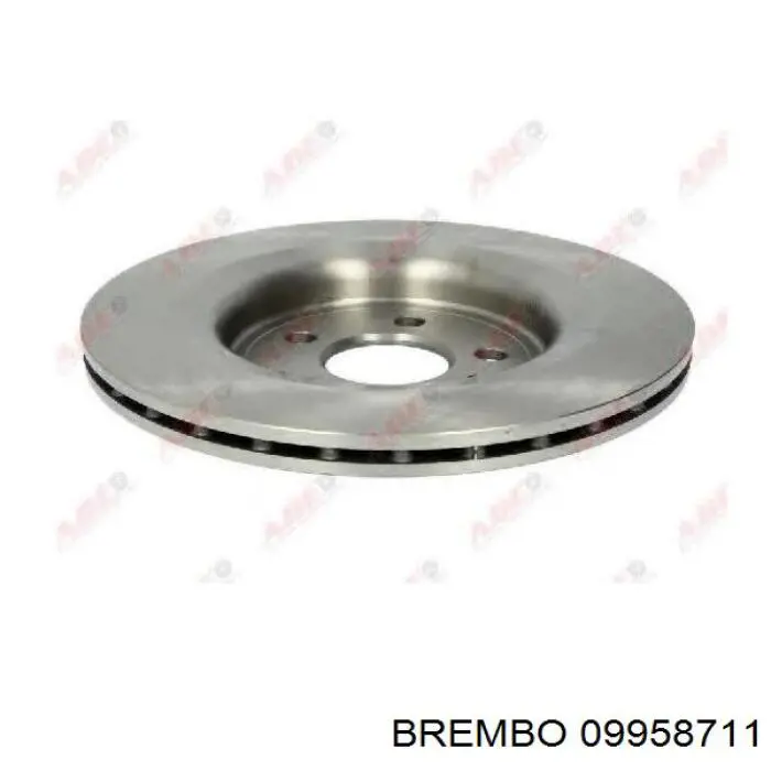 Купить 09958711 Brembo Диск тормозной задний