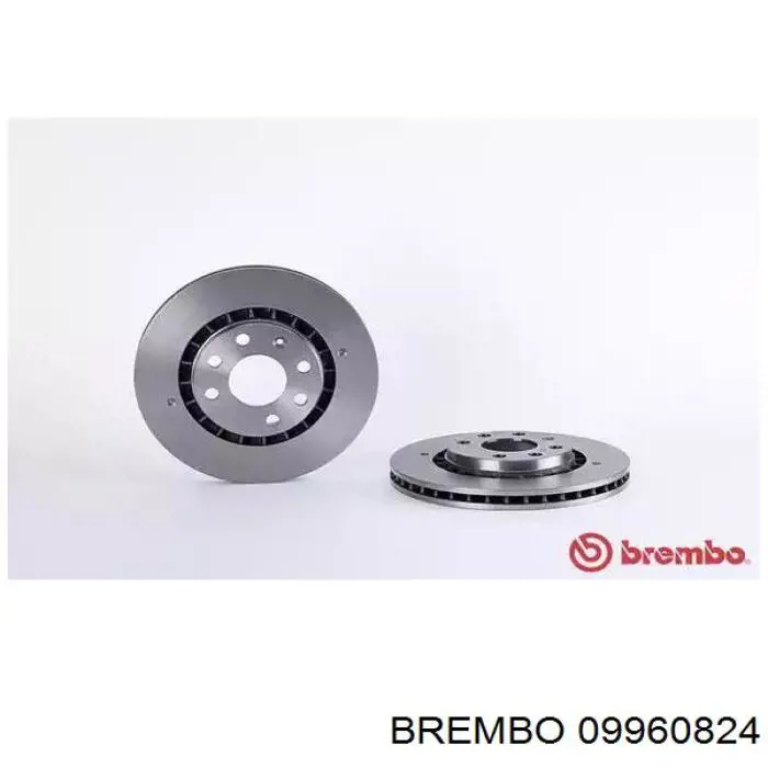 09.9608.24 Brembo диск тормозной передний
