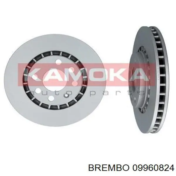 Передние тормозные диски 09960824 Brembo