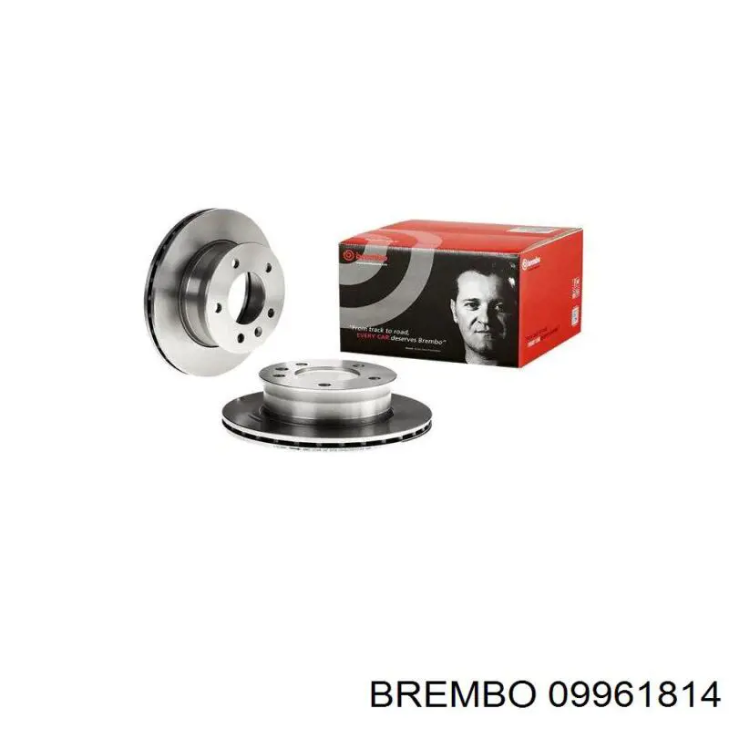 Передние тормозные диски 09961814 Brembo