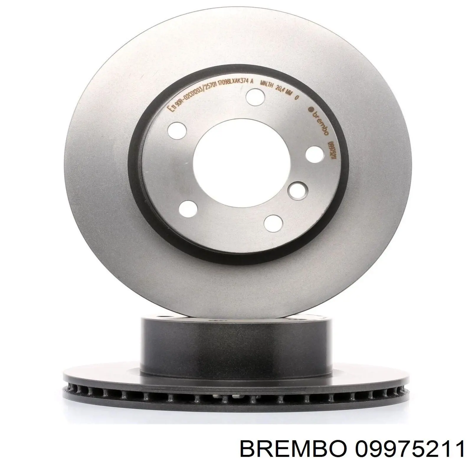 Купить 09975211 Brembo Ротор тормозной