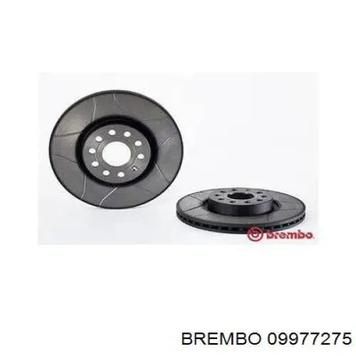 Передние тормозные диски 09977275 Brembo