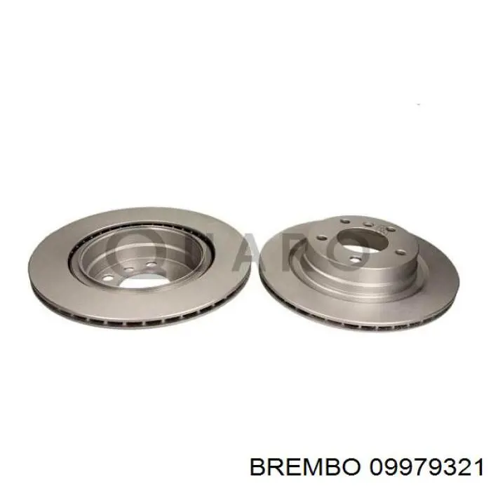 Тормозные диски 09979321 Brembo