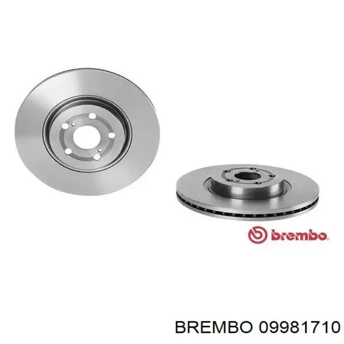 09.9817.10 Brembo диск тормозной передний