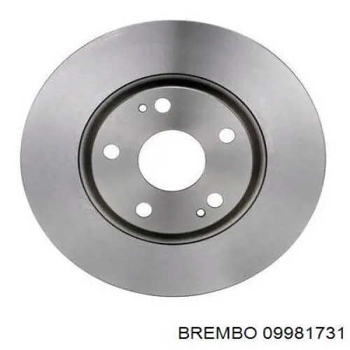 Купить 09981731 Brembo Ротор тормозной