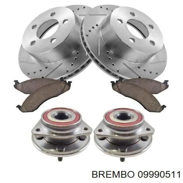 Передний тормозной диск Brembo 09990511