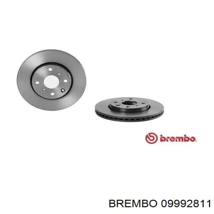 09.9928.11 Brembo передние тормозные диски