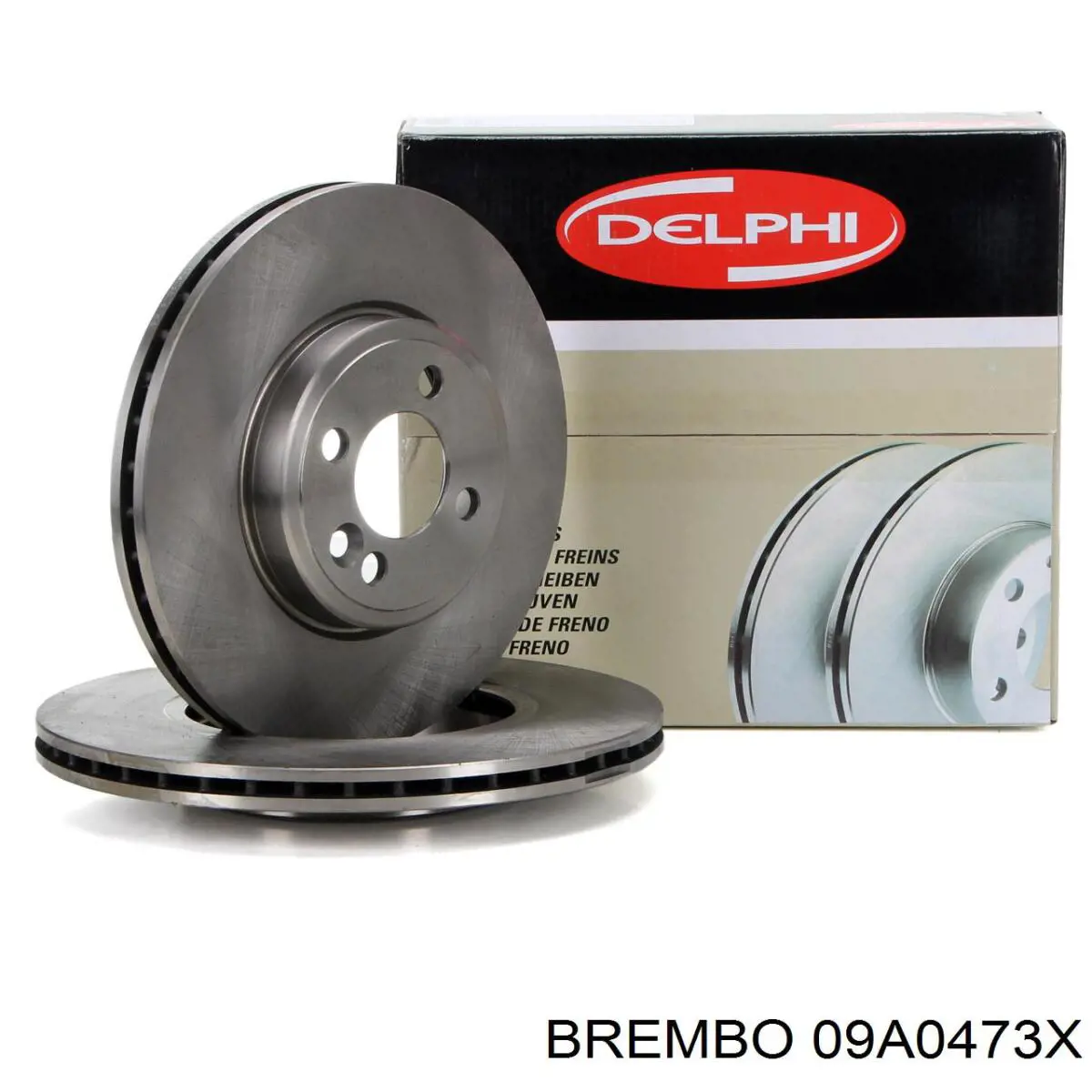 Передние тормозные диски 09A0473X Brembo