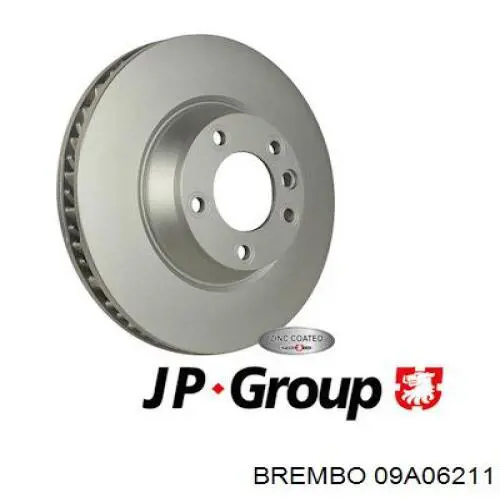 Купить 09A06211 Brembo Ротор тормозной