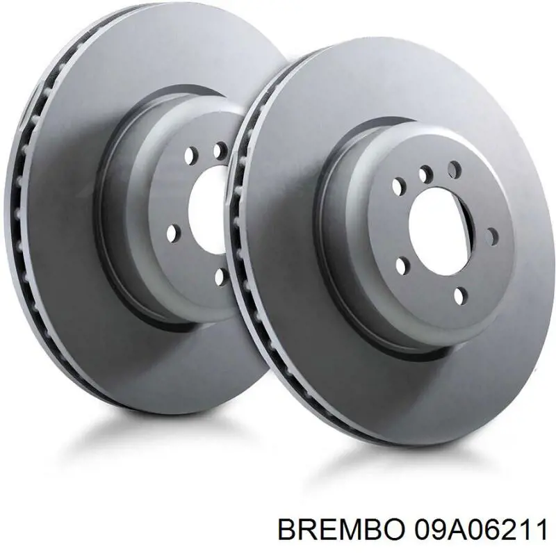 Передний тормозной диск Brembo 09A06211