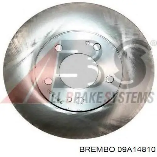 Передние тормозные диски 09A14810 Brembo