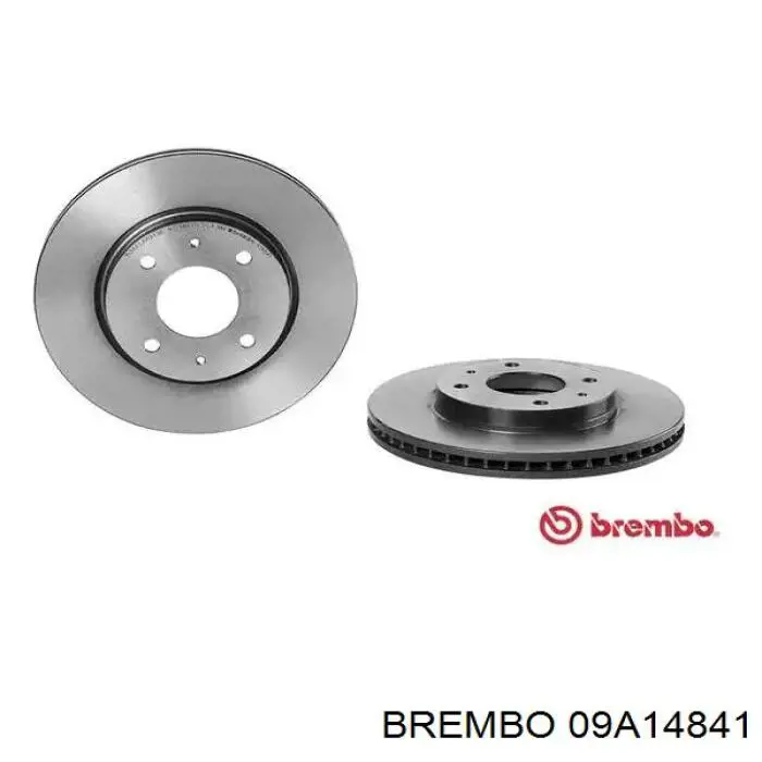 Передние тормозные диски 09A14841 Brembo