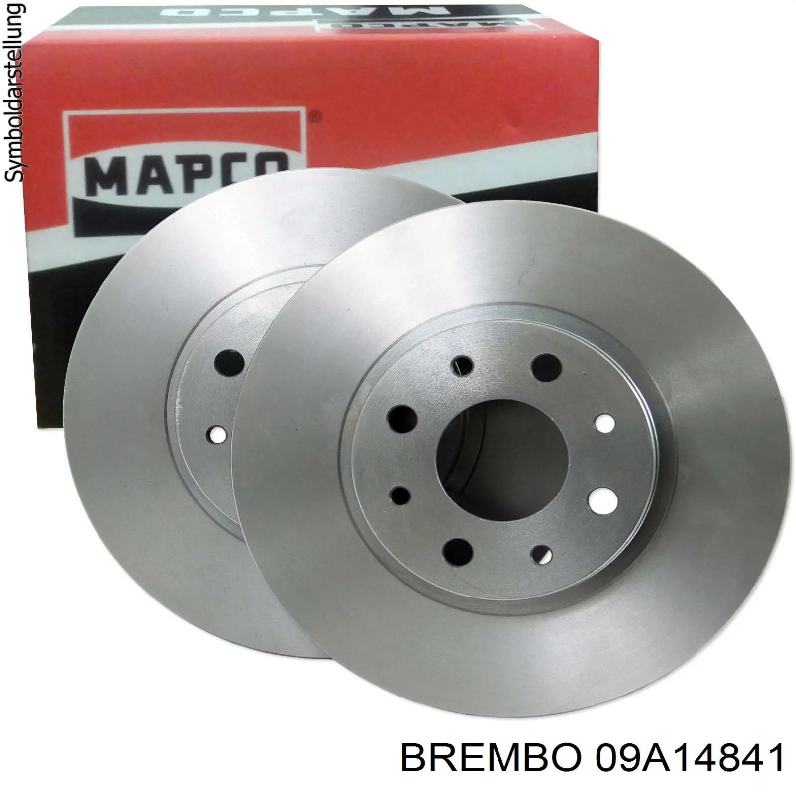 Передние тормозные диски 09A14841 Brembo