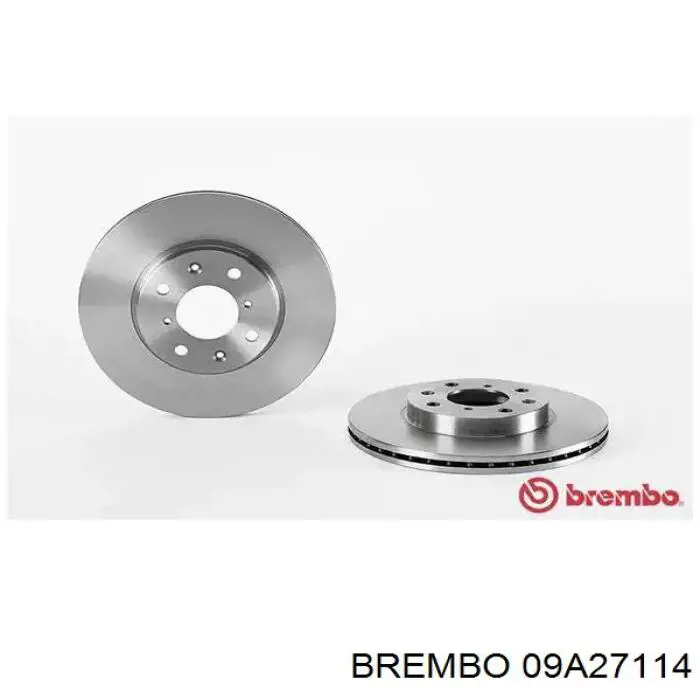 Передние тормозные диски 09A27114 Brembo