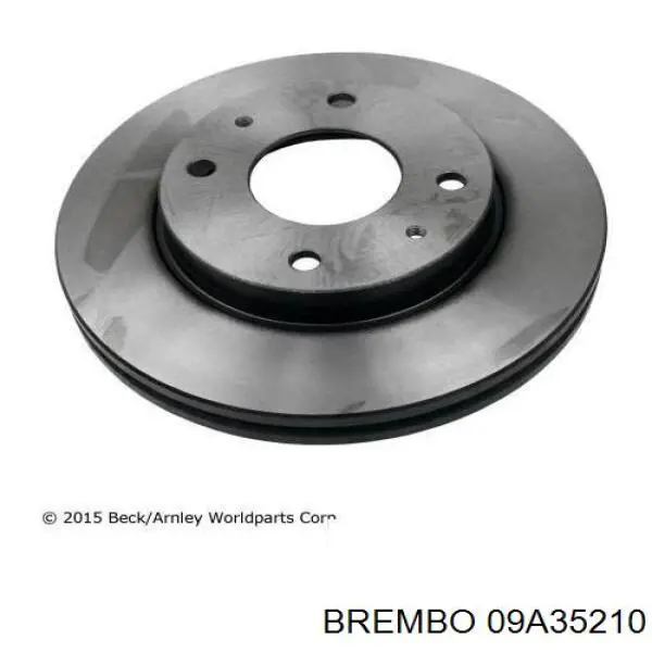 09A35210 Brembo Диск тормозной передний
