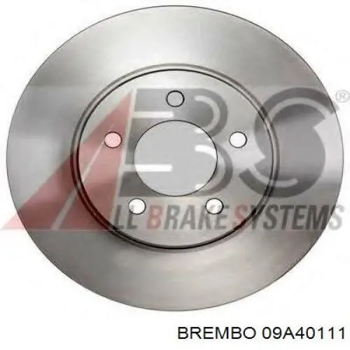 09A40111 Brembo Диск тормозной передний