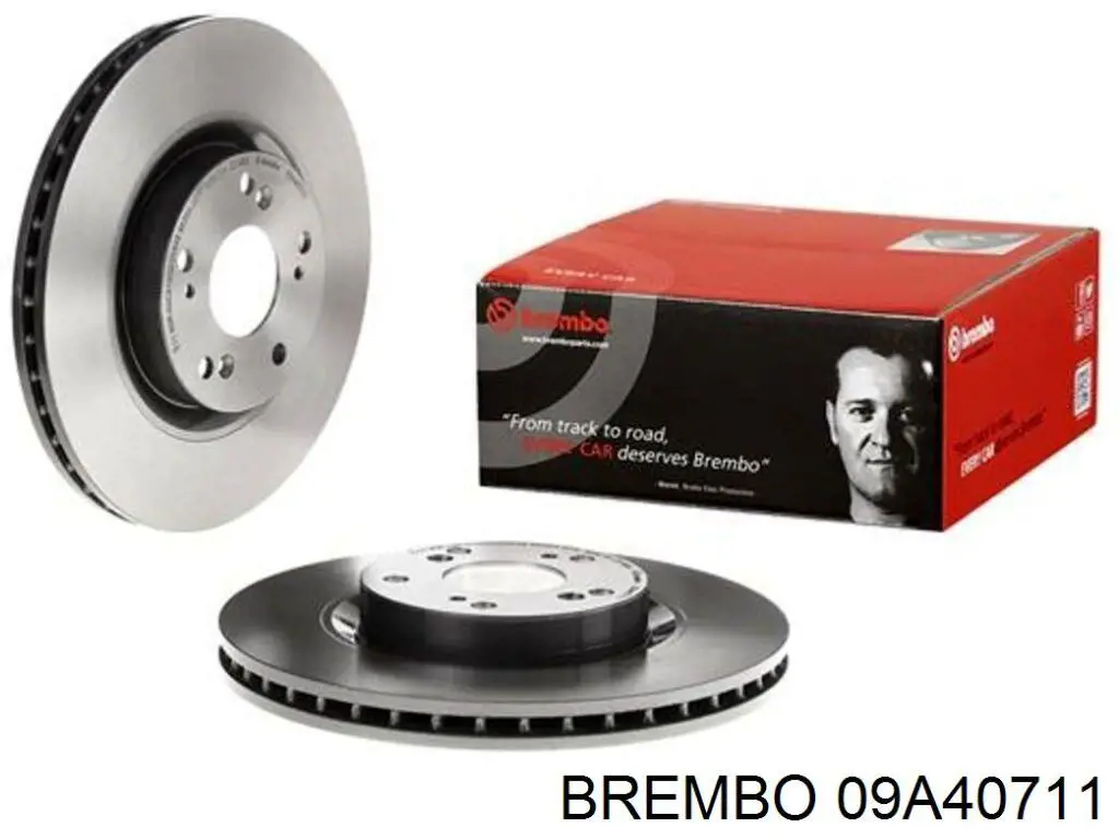 Передние тормозные диски 09A40711 Brembo