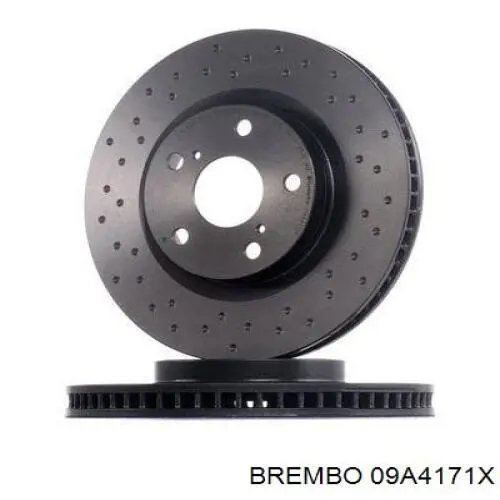 Freno de disco delantero 09A4171X Brembo