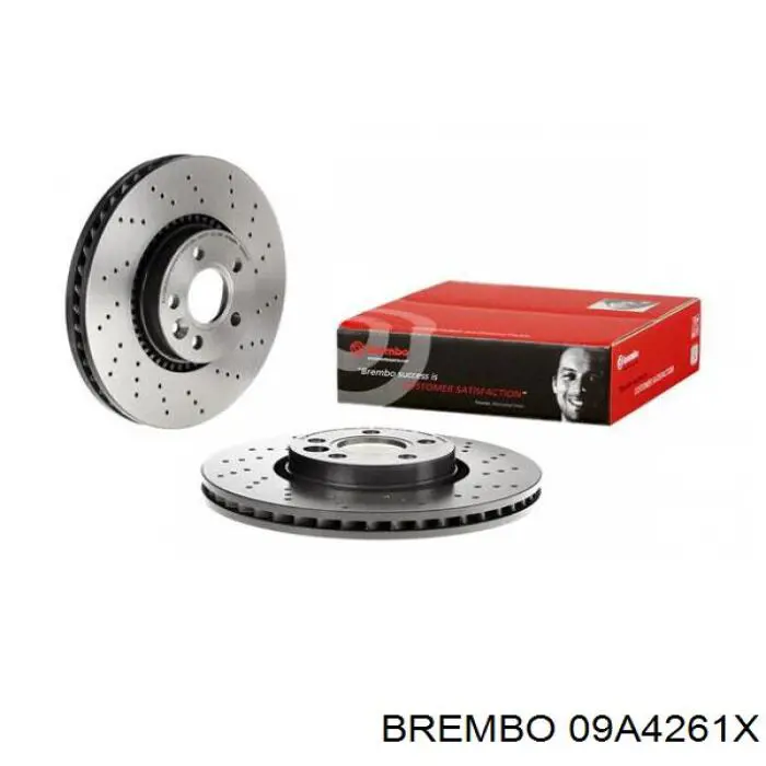 Передние тормозные диски 09A4261X Brembo