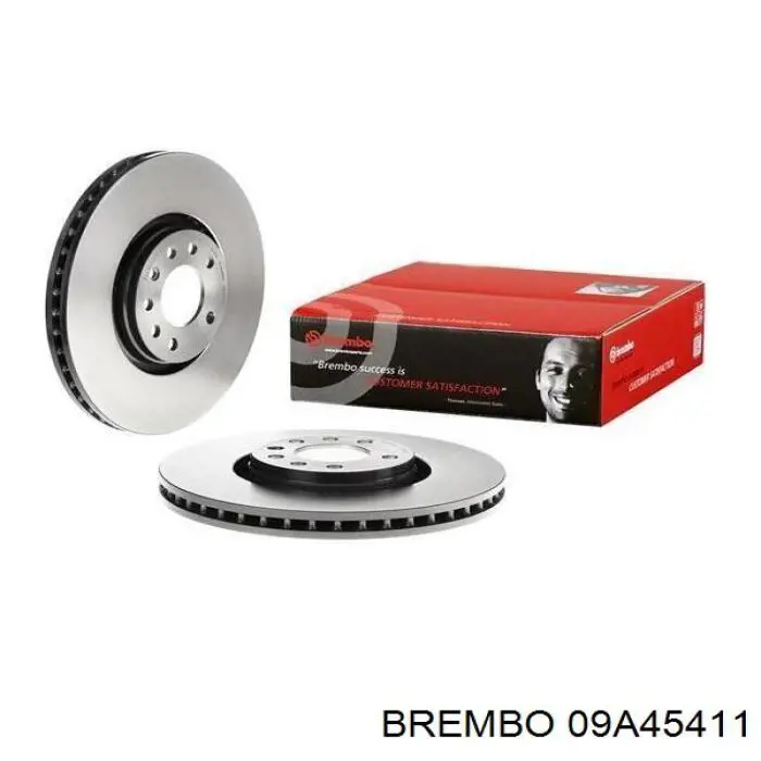 09A45411 Brembo диск тормозной передний
