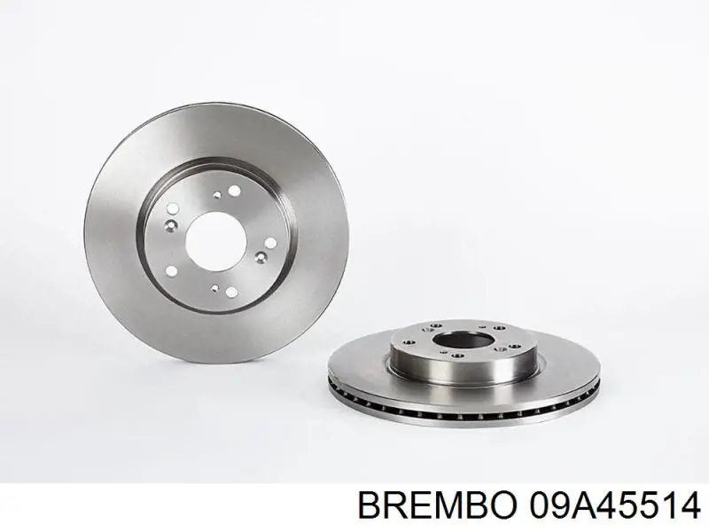 Freno de disco delantero 09A45514 Brembo