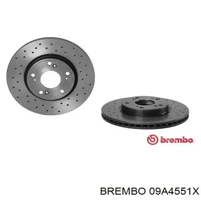 09.A455.1X Brembo disco do freio dianteiro