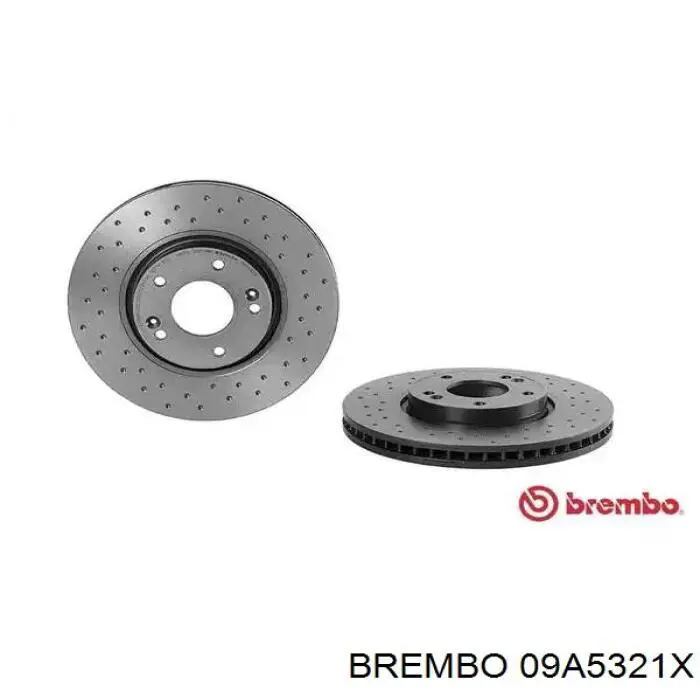 09A5321X Brembo disco do freio dianteiro