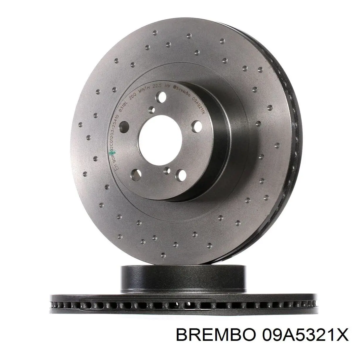 Freno de disco delantero 09A5321X Brembo