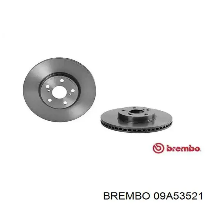 Передние тормозные диски 09A53521 Brembo