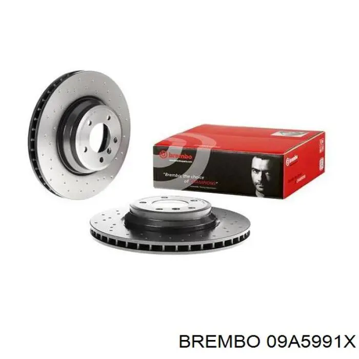 09A5991X Brembo диск тормозной передний
