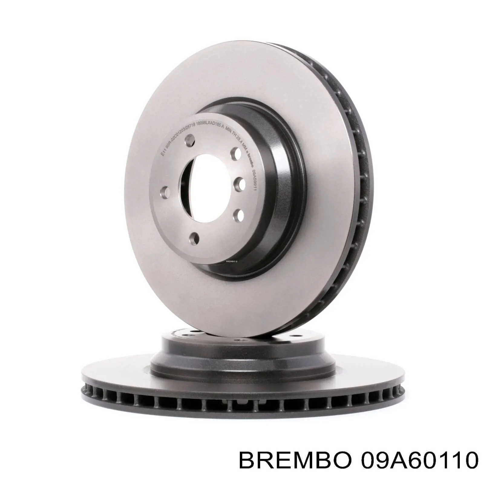 09A60110 Brembo Диск тормозной передний