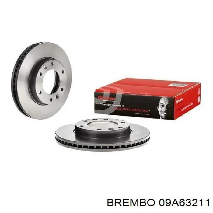 Передние тормозные диски 09A63211 Brembo