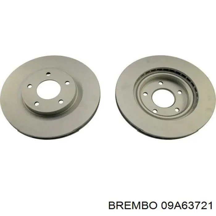 Передний тормозной диск Brembo 09A63721
