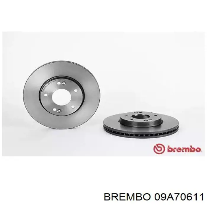 09.A706.11 Brembo диск тормозной передний