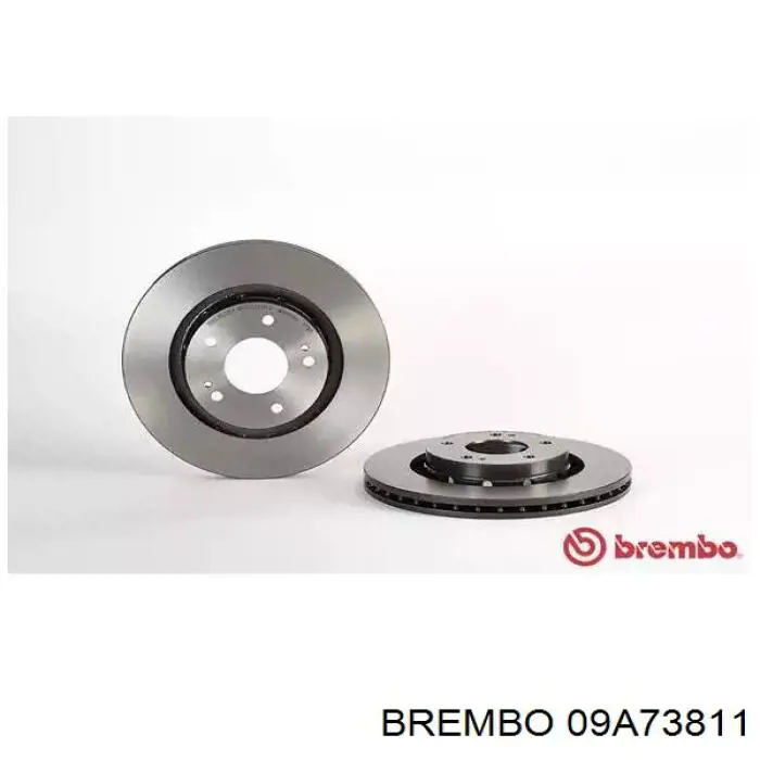 09.A738.11 Brembo диск тормозной передний