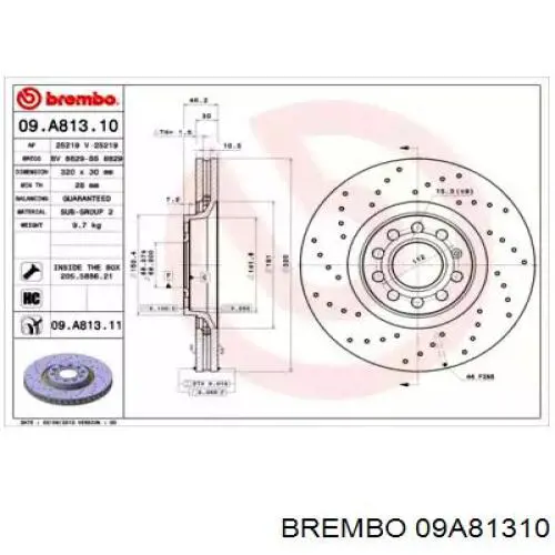 09A81310 Brembo