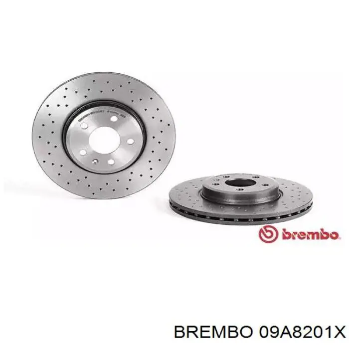 09A8201X Brembo диск тормозной передний