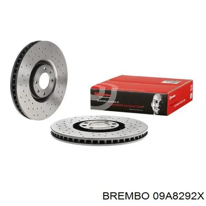 09A8292X Brembo диск тормозной передний
