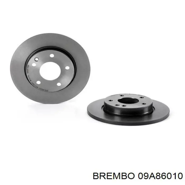 09A86010 Brembo Диск тормозной передний