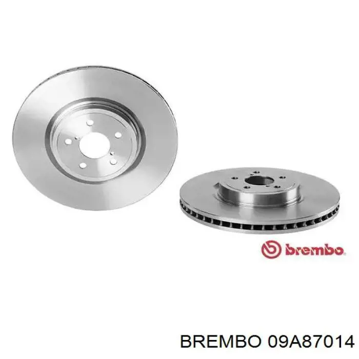 Передние тормозные диски 09A87014 Brembo