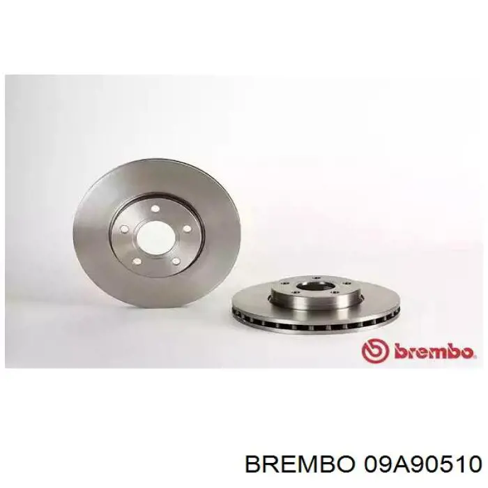 Передние тормозные диски 09A90510 Brembo