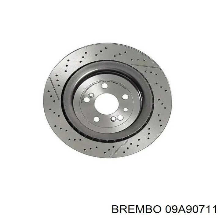 Передние тормозные диски 09A90711 Brembo