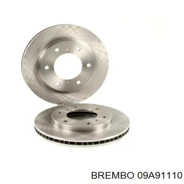 09A91110 Brembo Диск тормозной передний