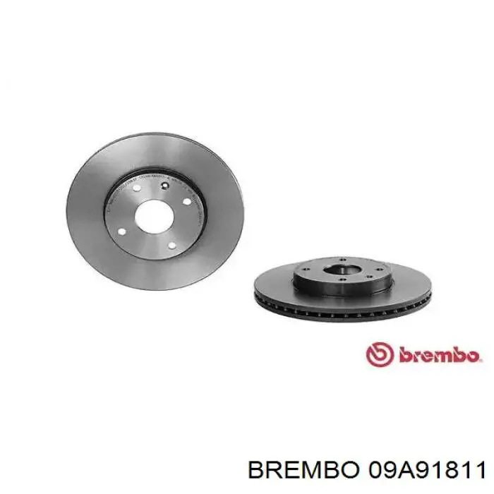 09A91811 Brembo disco do freio dianteiro