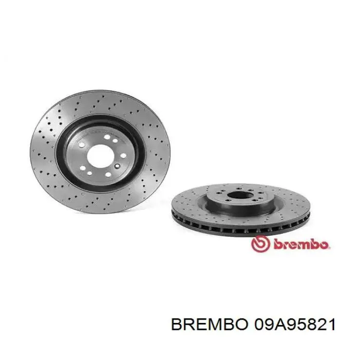 Передние тормозные диски 09A95821 Brembo